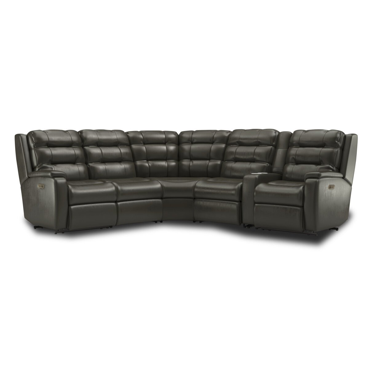 8a8f2f29cd9bed0822367c2b45fba392 Arlo Leather Power Reclining Sectional with Power Headrests & Lumbar - Image 1