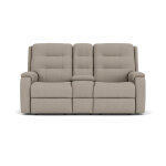 Arlo Fabric Power Reclining Loveseat with Console & Power Headrests & Lumbar - Image 3