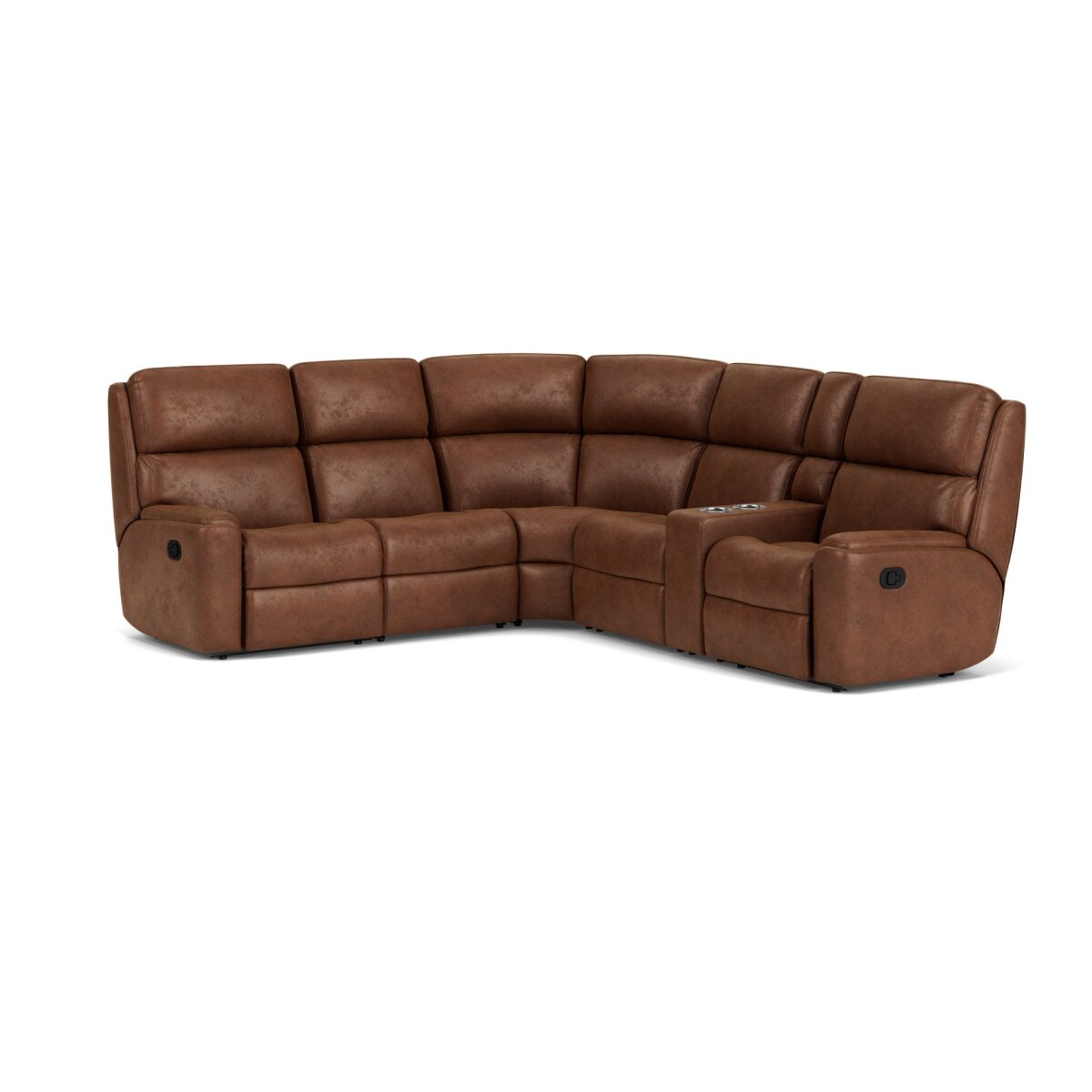 8da050d6f0aef18f5e632bd05cdebc52 Rio Fabric Reclining Sectional - Image 1