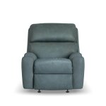 Rio Leather Power Rocking Recliner with Power Headrest - Image 3