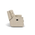 Mason Fabric Reclining Loveseat with Console - Image 9