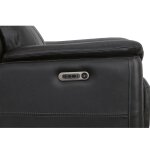 Crew Raven Leather Power Recliner with Power Headrest & Lumbar - Image 11