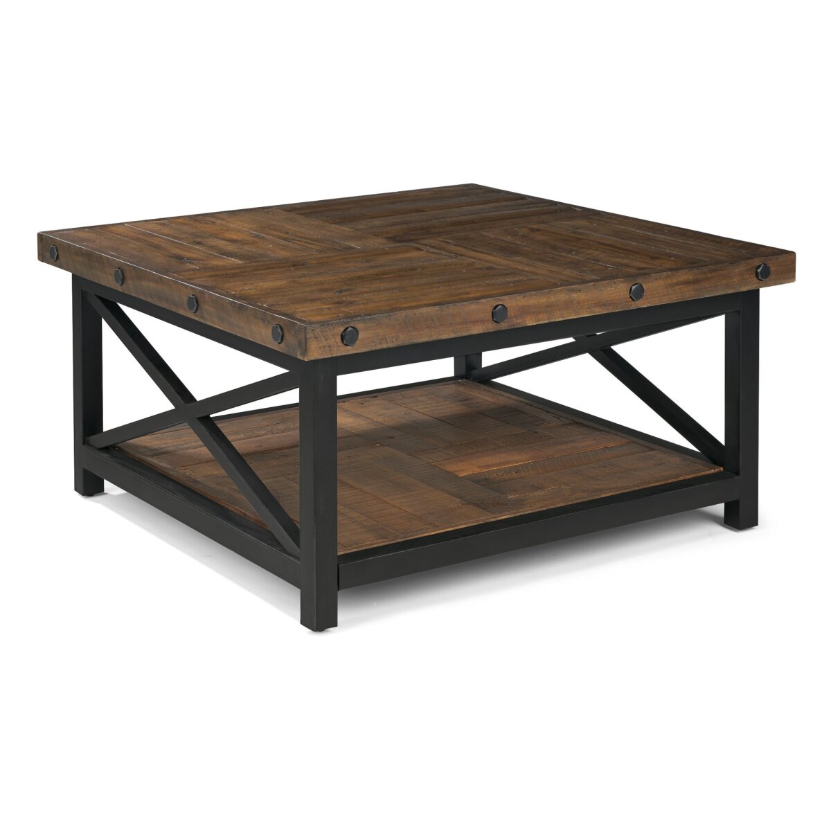 94d582ee49e7a4a134c57c655d8ffb4e Carpenter Brown Square Coffee Table - Image 1