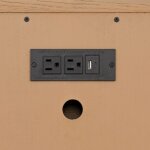 Millwork Brown Large Entertainment Base - Image 11