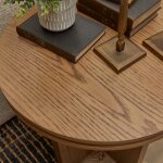 Waterfall Brown Round End Table - Image 4