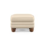 Bay Bridge Leather Ottoman - Image 3
