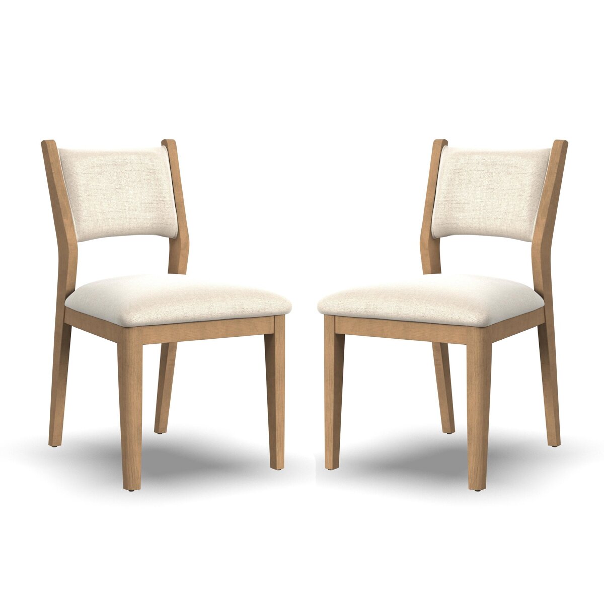 9de4c9e6d45778a6a8e9bf8d38ae16cb Normandy Pair of Upholstered Dining Chairs - Image 1