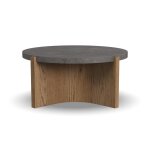 Eclipse Brown Round Coffee table - Image 5
