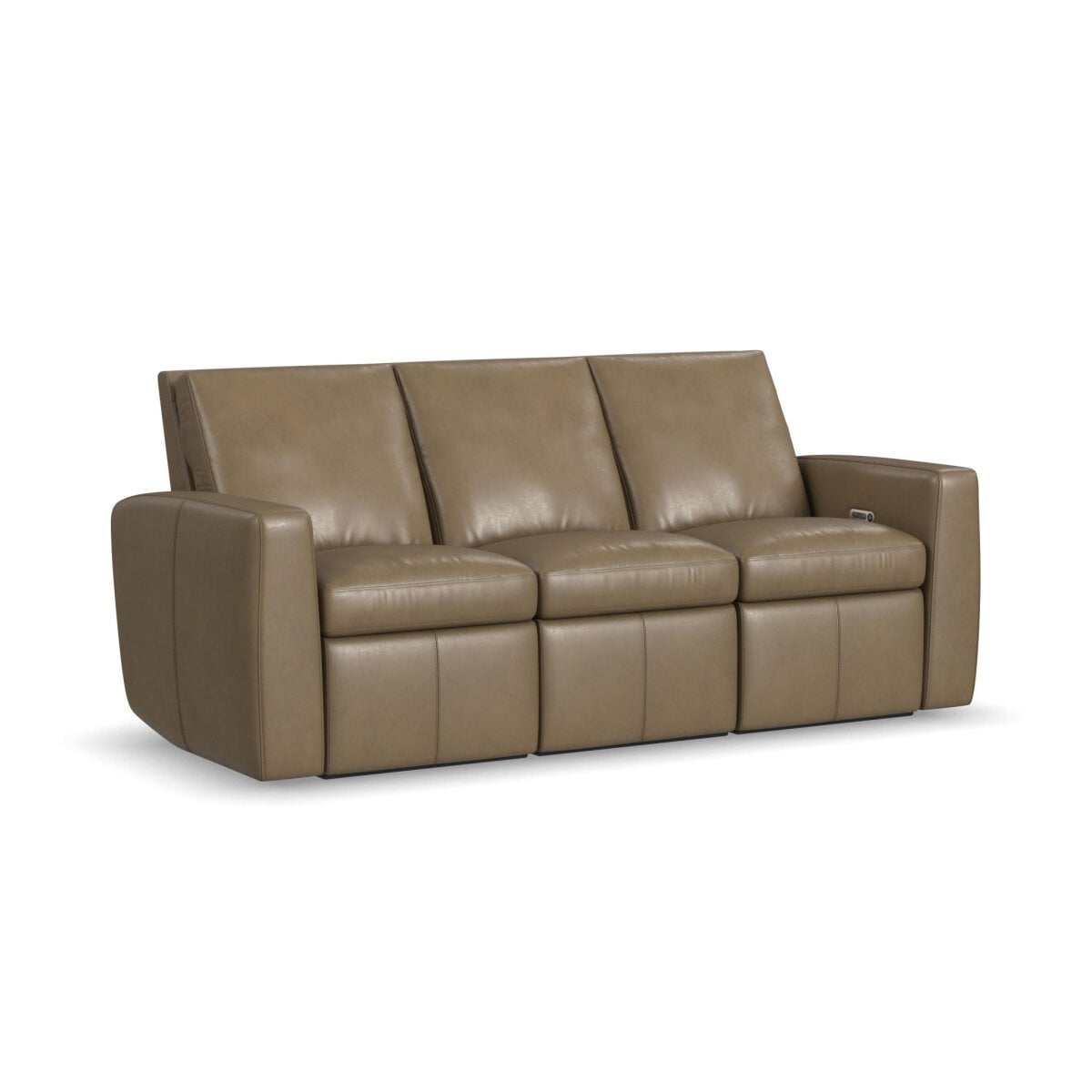 a258619dd2439d0ba9d37383ef92de71 Aria Fawn Leather Power Reclining Sofa - Image 1