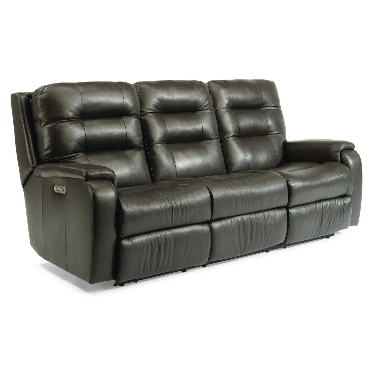 a706c2a350469516c35e1b9cabdff966 Arlo Leather Power Reclining Sofa with Power Headrests - Image 1