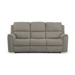 Henry Fog Fabric Power Reclining Sofa with Power Headrests & Lumbar - Image 4