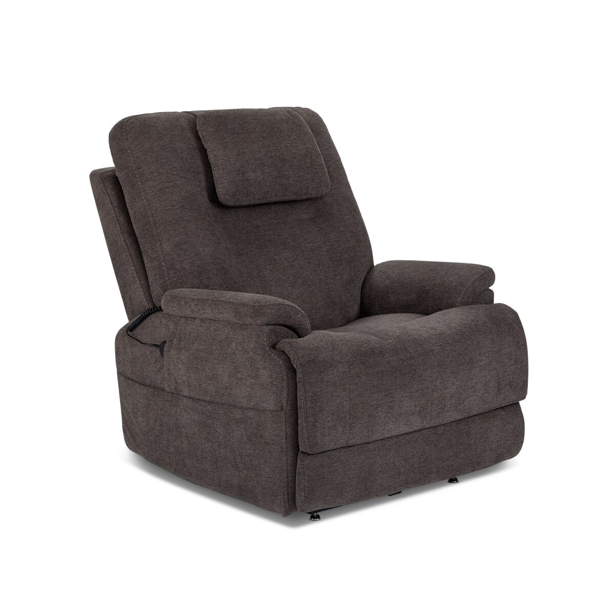 b1c240607d4ba8867b9da0baa0868f8e Zecliner Model 2+ Umber Fabric Power Lift Recliner with Power Headrest, Lumbar, Heat & Massage - Image 1