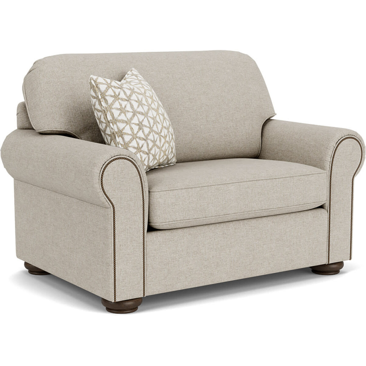 b1df6470faad45d39c16d978ee3c90ca Preston Fabric Chair and a Half - Image 1