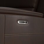 Henry Leather Power Reclining Sectional with Power Headrests & Lumbar - Image 7