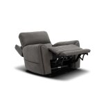Carter Smoke Fabric Power Rocking Recliner with Power Headrest, Lumbar, Heat & Massage - Image 10