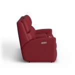 Catalina Leather Power Reclining Loveseat with Console & Power Headrests - Image 9