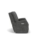 Penn Fabric Power Reclining Loveseat with Console & Power Headrests & Lumbar - Image 5