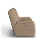 Arlo Leather Power Reclining Loveseat with Console & Power Headrests & Lumbar - Image 7