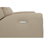 Jarvis Parchment Leather Power Reclining Loveseat with Power Headrests - Image 10