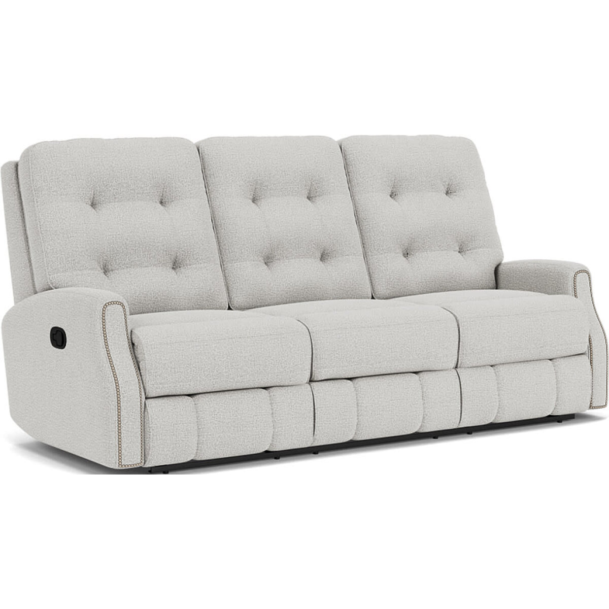 bde2028363ea54e9eecddd8ef7ad340c Devon Fabric Reclining Sofa - Image 1