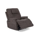 Zecliner Model 2+ Umber Fabric Power Lift Recliner with Power Headrest, Lumbar, Heat & Massage - Image 6
