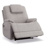 Zecliner Model 1 Dove Fabric Power Lift Sleep Chair - Image 15