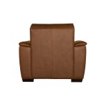 Henry Caramel Leather Chair - Image 11