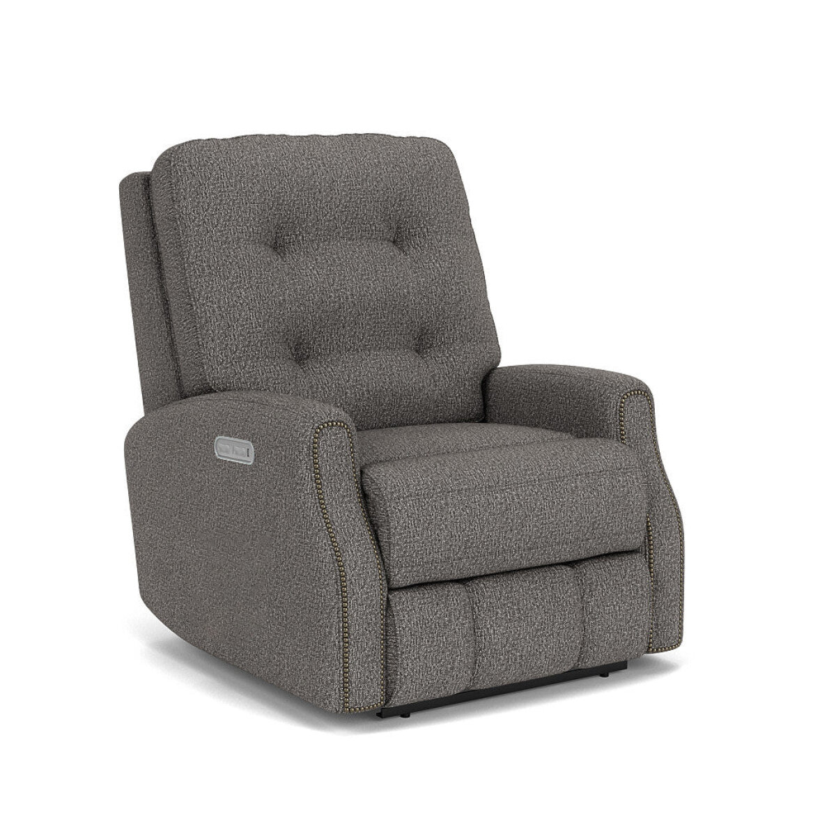 c39c99efa0f68330dc8c2ea85dacfc37 Devon Fabric Power Rocking Recliner with Power Headrest - Image 1