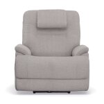 Zecliner Model 2+ Dove Fabric Power Lift Recliner with Power Headrest, Lumbar, Heat & Massage - Image 4