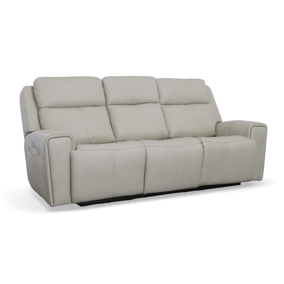 c6d6322c18a6f067c9331065ec2f98b9 Barnett Leather Power Reclining Sofa with Power Headrests & Lumbar - Image 1