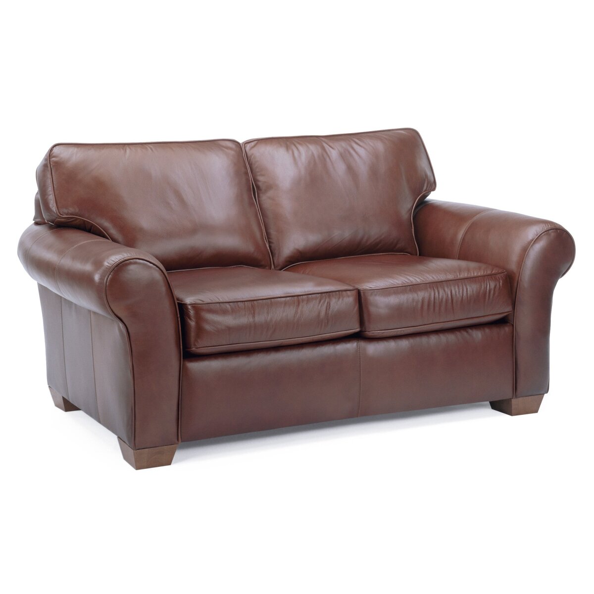 c78b69f803f6270bd54dfa4784e26909 Vail Leather Loveseat - Image 1