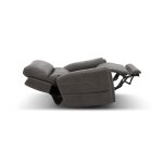 Carter Smoke Fabric Power Rocking Recliner with Power Headrest, Lumbar, Heat & Massage - Image 17