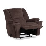 Plush Fabric Gliding Recliner - Image 12