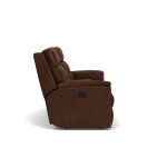 Mason Fabric Reclining Loveseat with Console - Image 4
