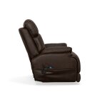Clive Clove Fabric Power Recliner with Power Headrest & Lumbar - Image 5