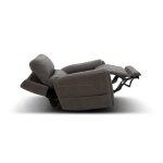 Carter Smoke Fabric Power Rocking Recliner with Power Headrest, Lumbar, Heat & Massage - Image 18