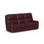Rio Leather Power Reclining Sofa - Image 5
