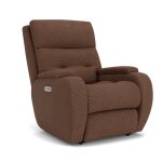 Strait Fabric Power Recliner with Power Headrest - Image 6