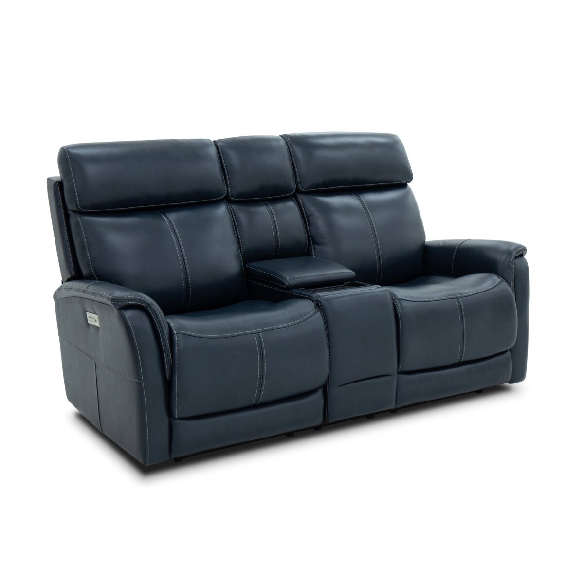 d2c5cba97ff86a5f4d3474dc9634eb1c View Leather Power Reclining Loveseat with Console, Power Headrests & Lumbar - Image 1