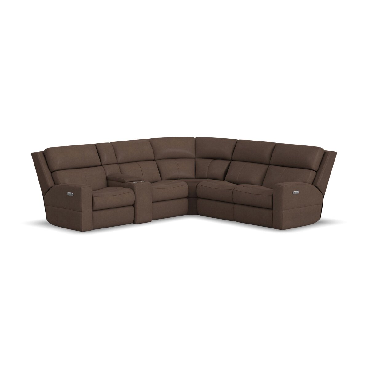d3574ee4e887f50d7f2b5ba08c1e53c2 Score Leather Power Reclining Sectional with Power Headrest & Lumbar - Image 1