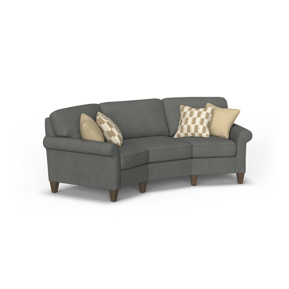 d3b51abc55e85fb418e7dc4f3003f1da Westside Fabric Conversation Sofa - Image 1