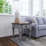 Plymouth Gray End Table - Image 3