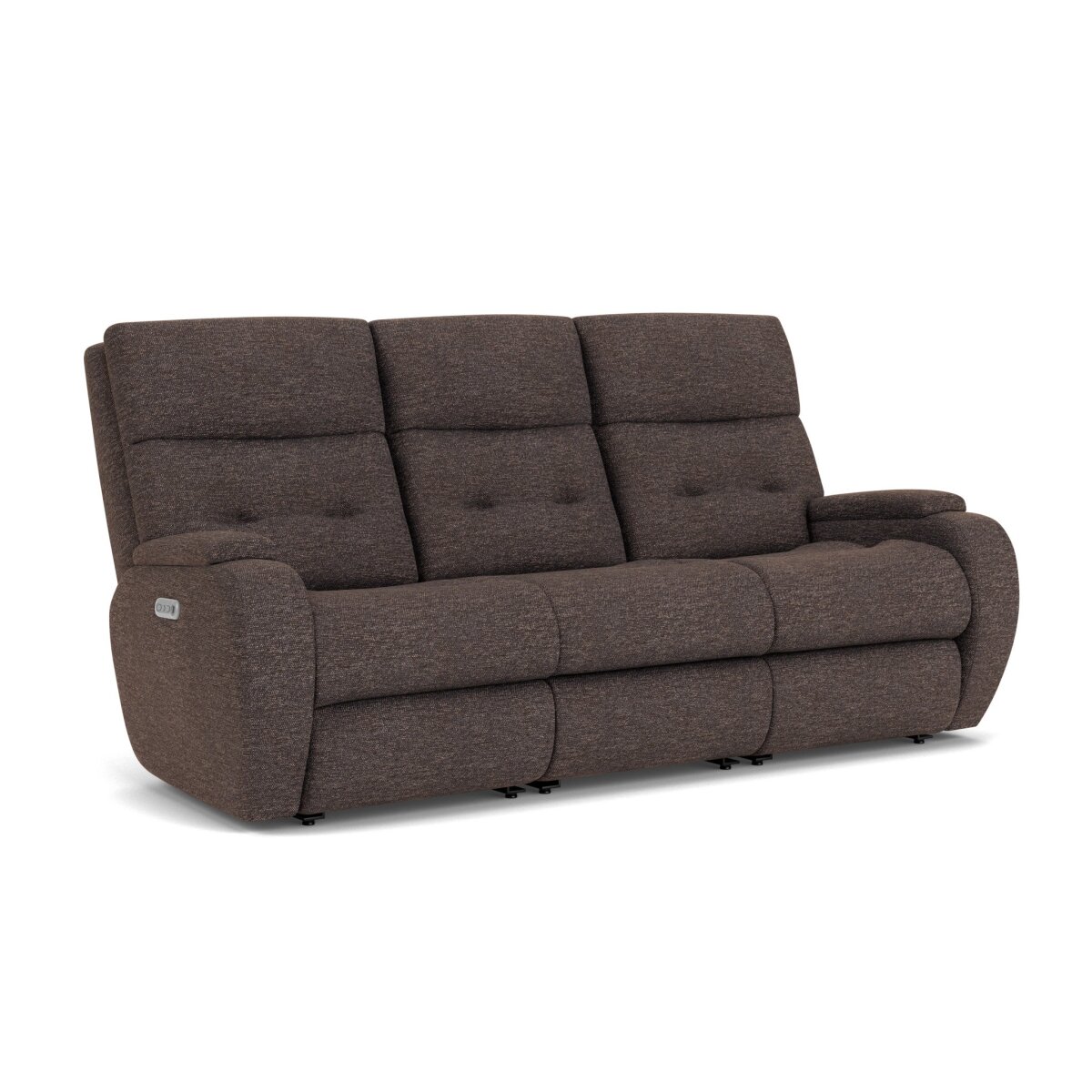 d8bf3f2baa8bd624775e4082c688105e Strait Fabric Power Reclining Sofa with Power Headrests - Image 1