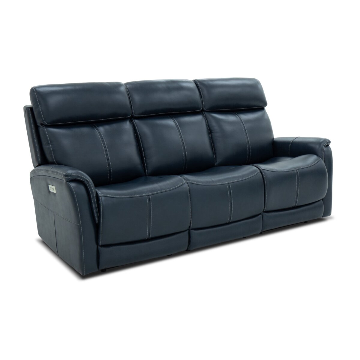 db40d40913d72faf184d08cde394a43b View Leather Power Reclining Sofa with Console, Power Headests & Lumbar - Image 1