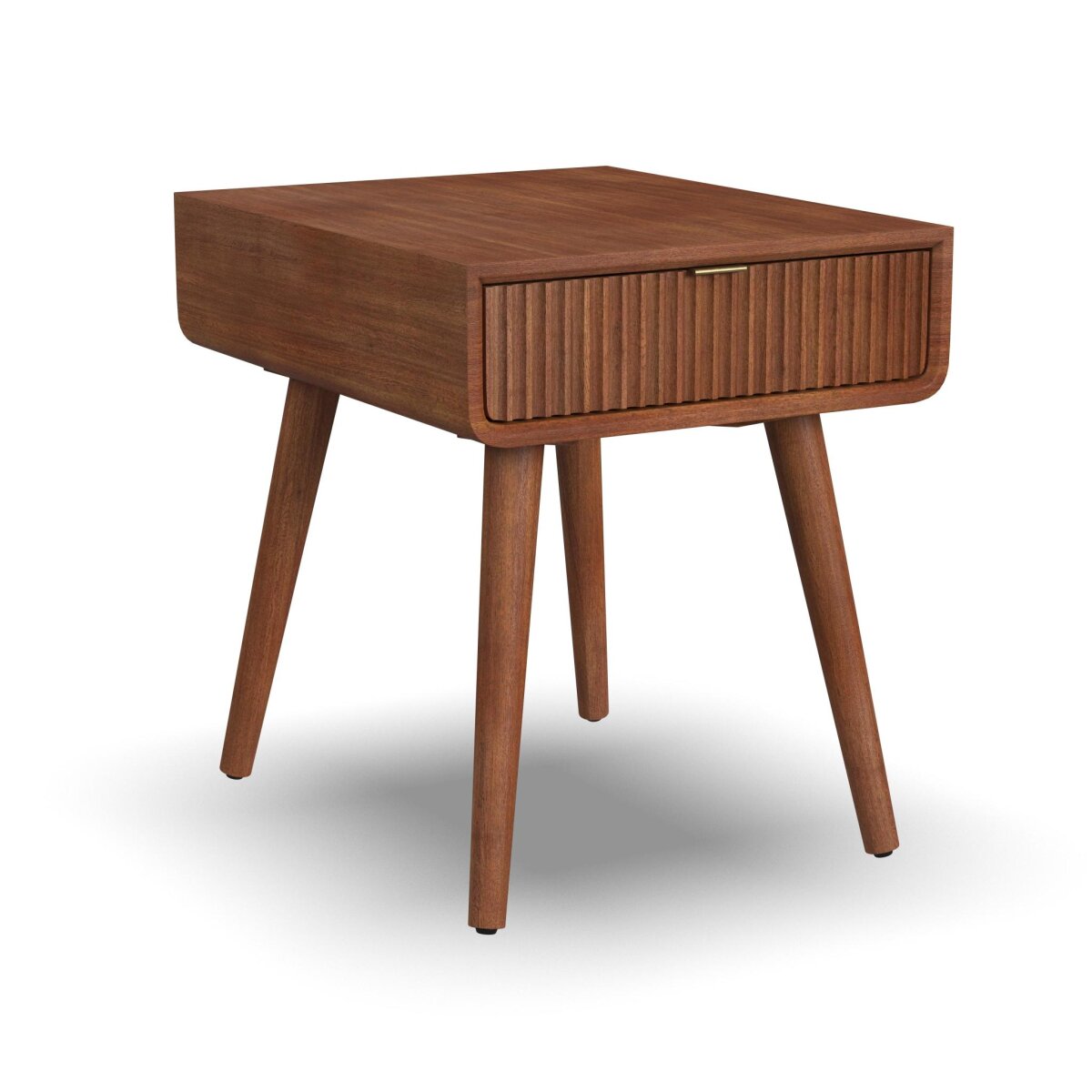 db7b97a9058acac7a60ddda826e06ebb Ludwig Brown End Table - Image 1
