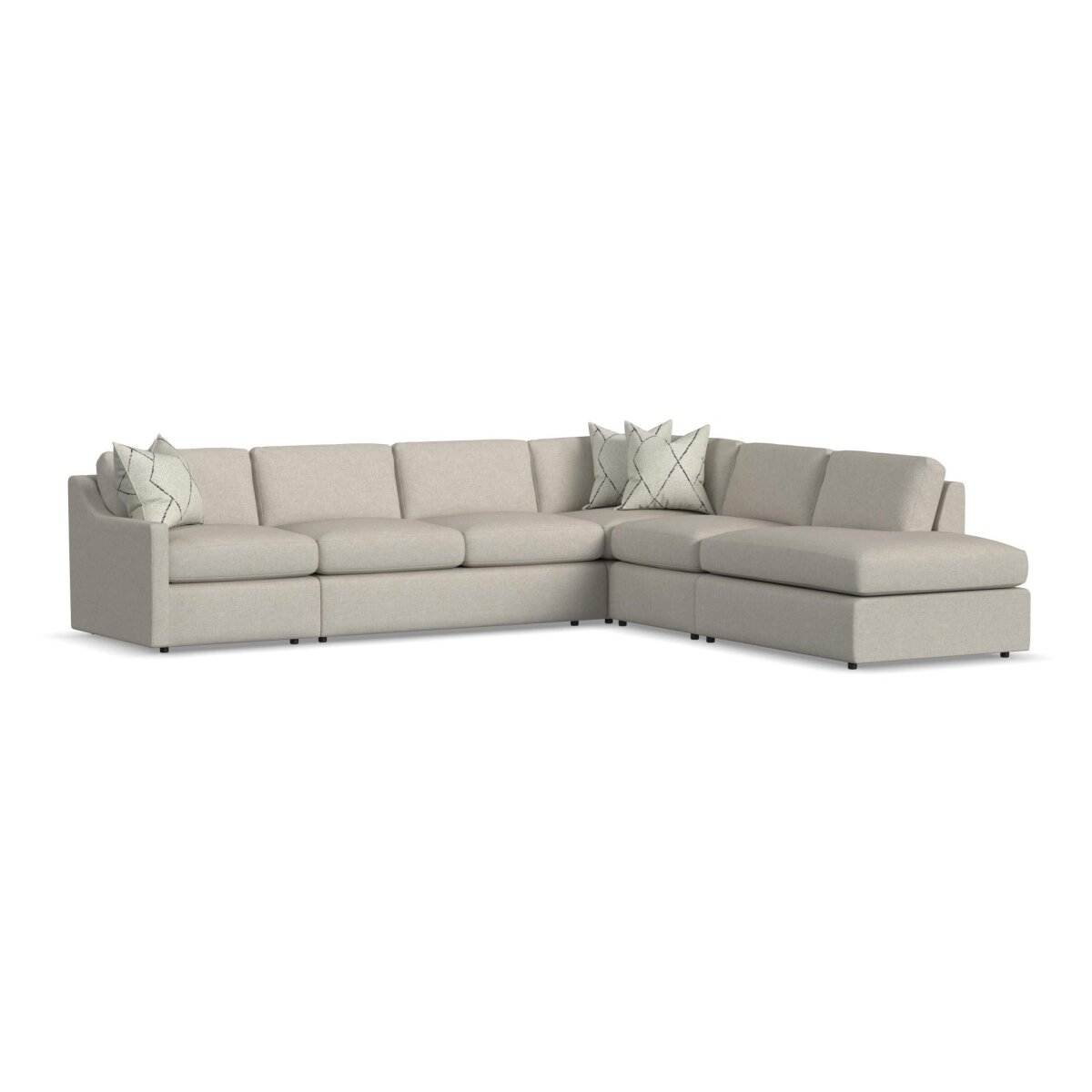 dc02e80414752fd7706fb90da1448bc1 Sky Fabric Sectional - Image 1