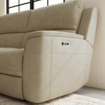 Henry Leather Power Reclining Sectional with Power Headrests & Lumbar - Image 14