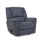 Plush Fabric Gliding Recliner - Image 8