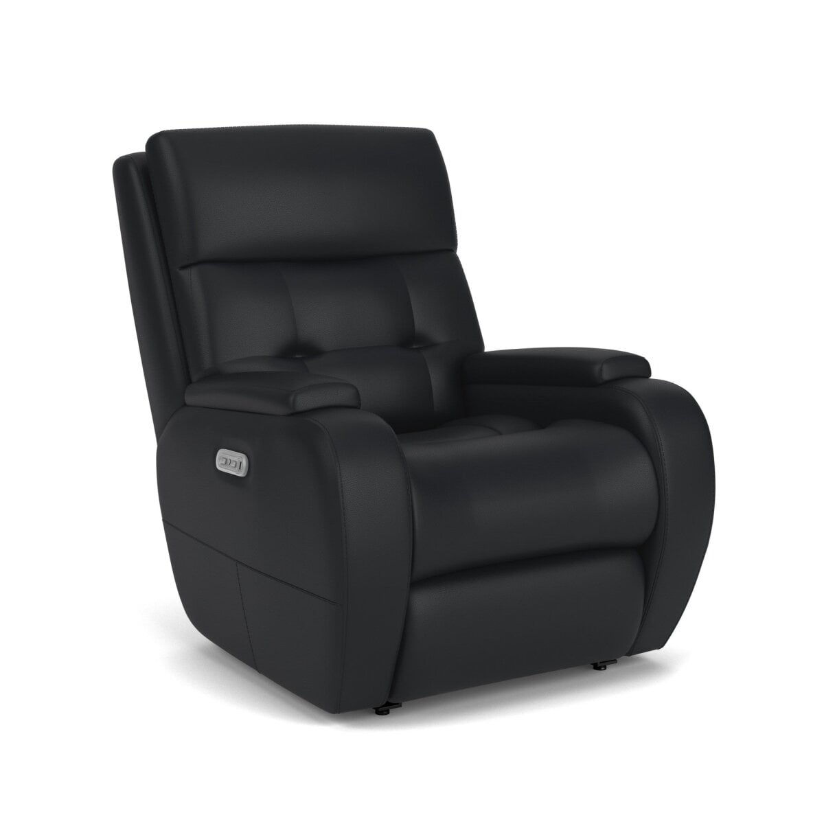 e187f71f58202f2b7d41938da2d2f2a6 Strait Leather Power Recliner with Power Headrest - Image 1