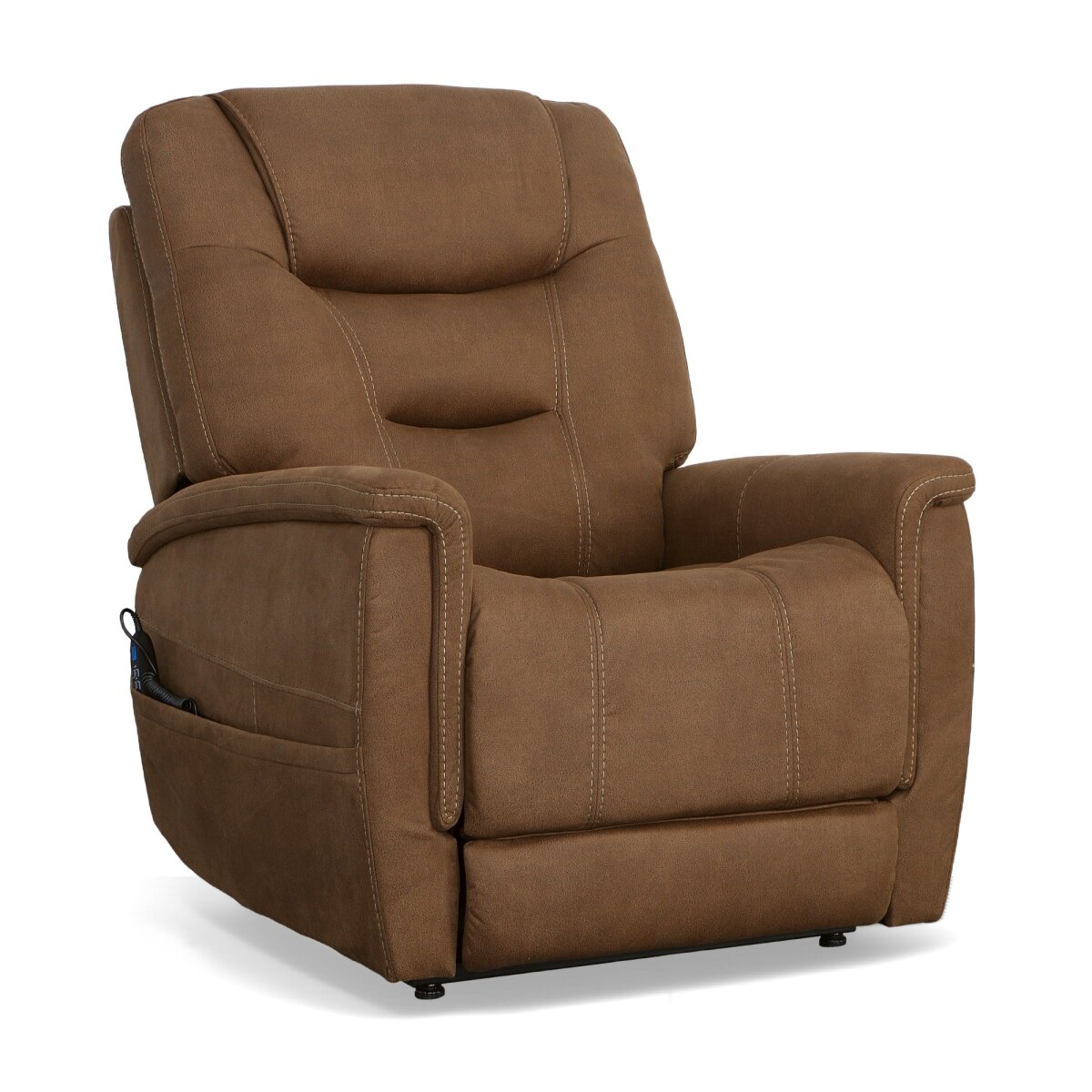e18e471e8f7de9dec24eb6f03e5f29df Shaw Russet Fabric Power Lift Recliner with Power Headrest & Lumbar - Image 1